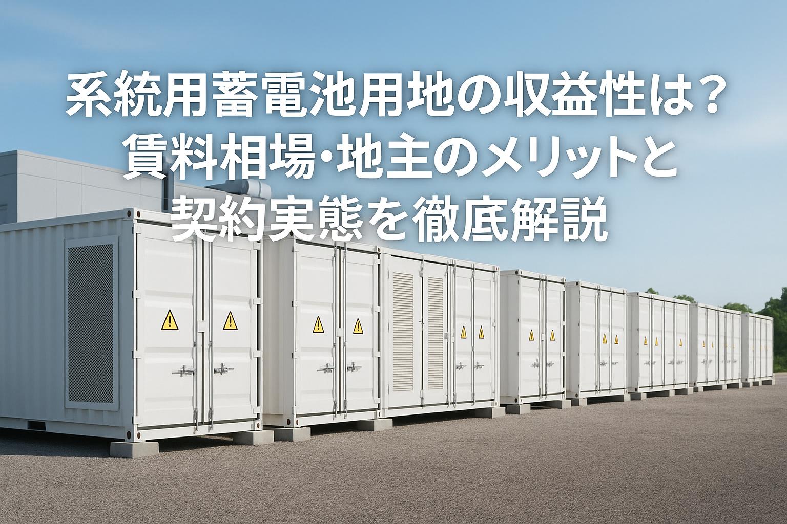 系統用蓄電池 用地